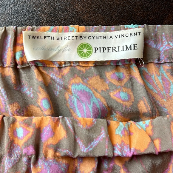 Twelfth Street by Cynthia Vincent for Piperlime silk strapless maxi dress 6 - Picture 5 of 5